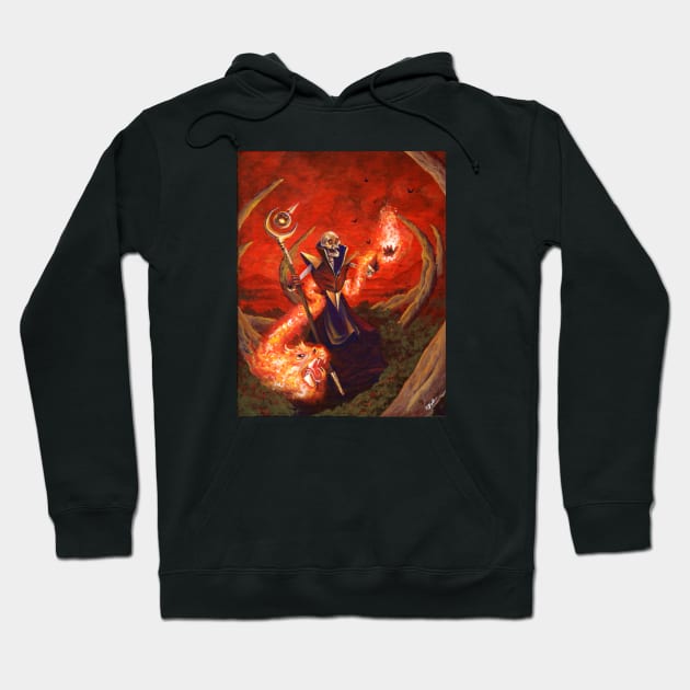 Undead Pyromancer Hoodie by Indi Martin